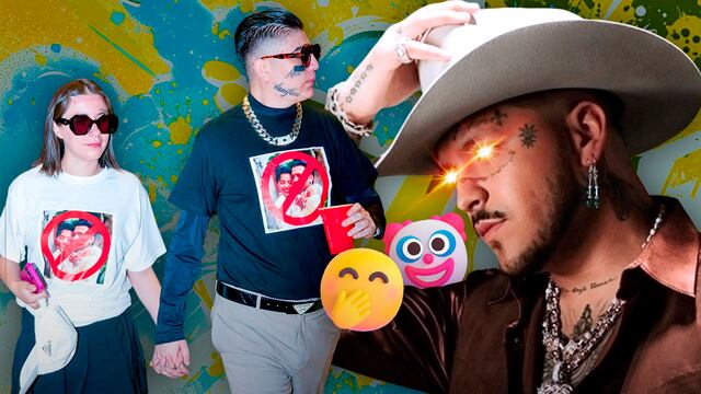 Dani Flow le tira a Christian Nodal y Ángela Aguilar.