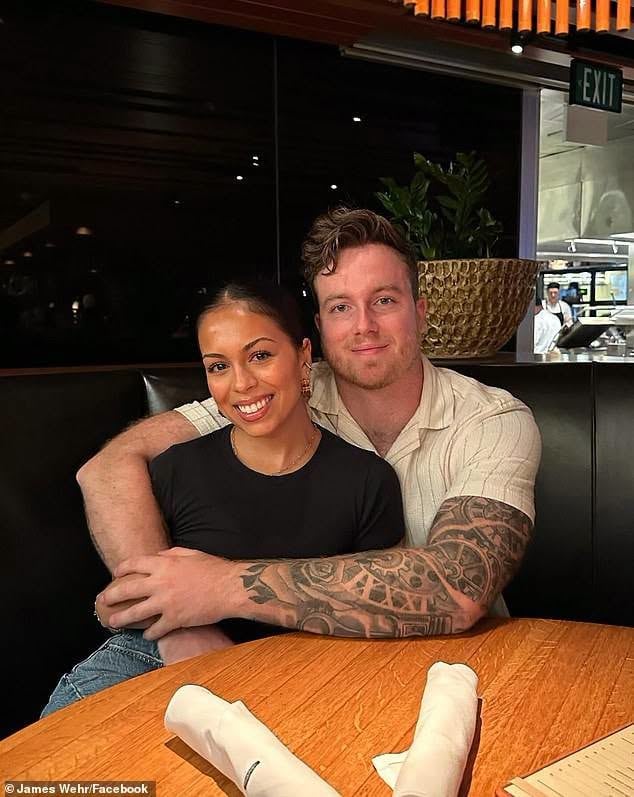 Emma Wehr con James Wehr.