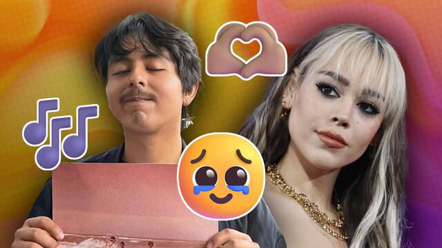 Danna Paola escuchó la música de Macario Martínez y se puso emotiva