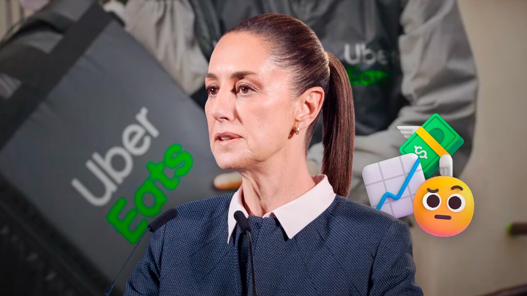 Claudia Sheinbaum critica a Uber por subir tarifa a usuarios por reforma para repartidores