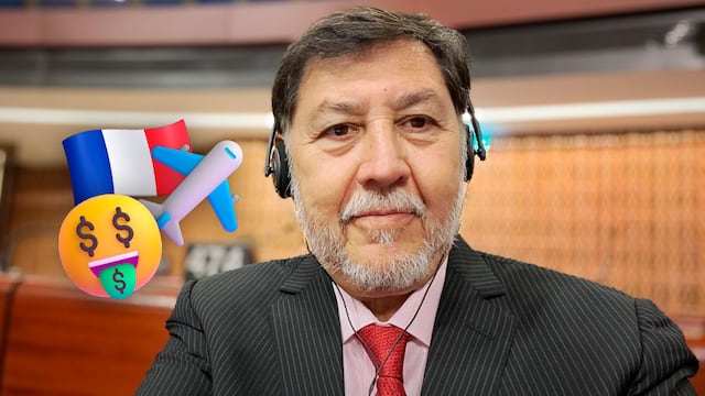 Gerardo Fernández Noroña reta a Pascal Beltrán del Río por boleto de avión a Paris, Francia