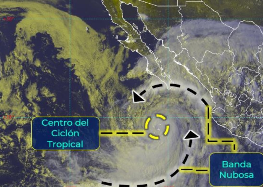 Por el huracán Kay, habrá lluvias durante la noche en estos estados