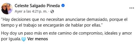 Celeste Salgado se registra con Morena por la alcaldía de Iguala en 2027