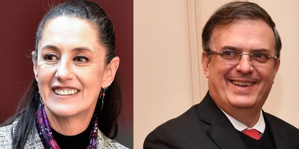 Claudia Sheinbaum y Marcelo Ebrard