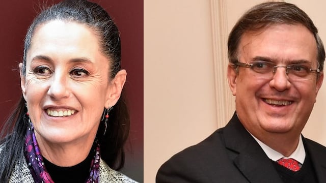 Claudia Sheinbaum y Marcelo Ebrard