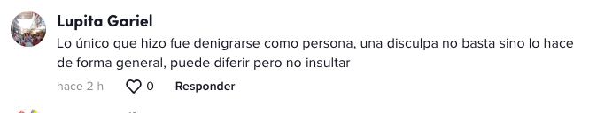 Comentarios sobre señora Cristina