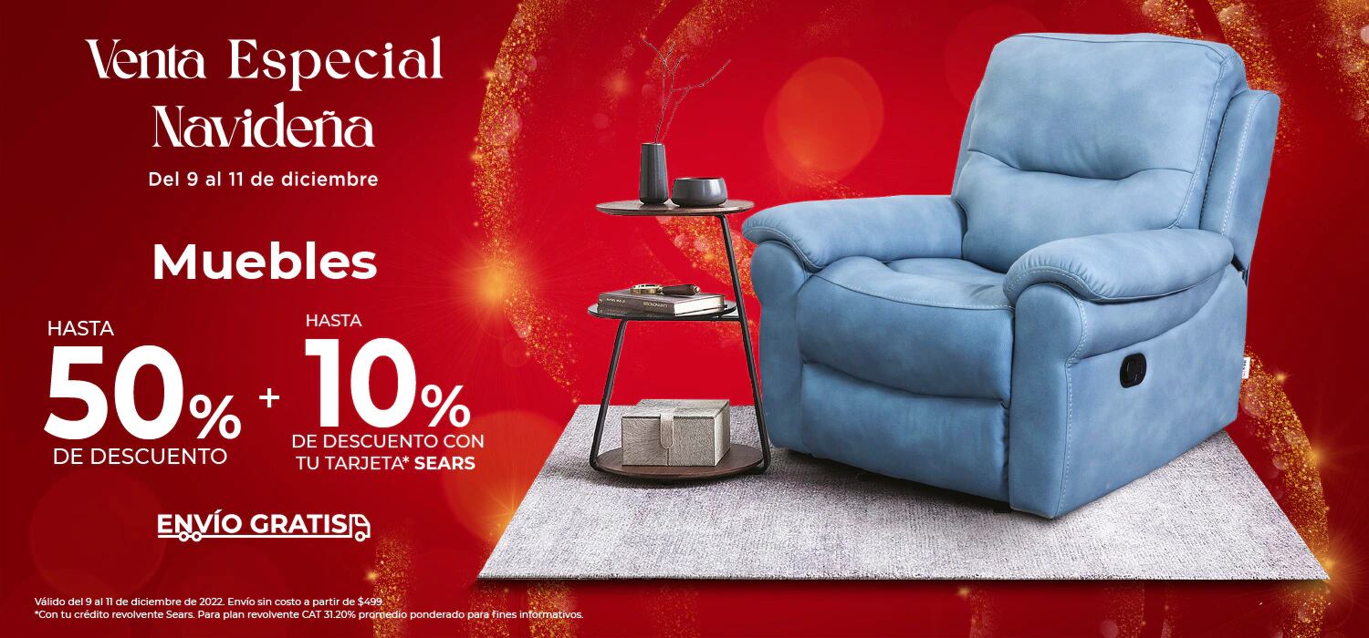 Venta navideña 2022 en Sears, 3 días de  las mejores ofertas