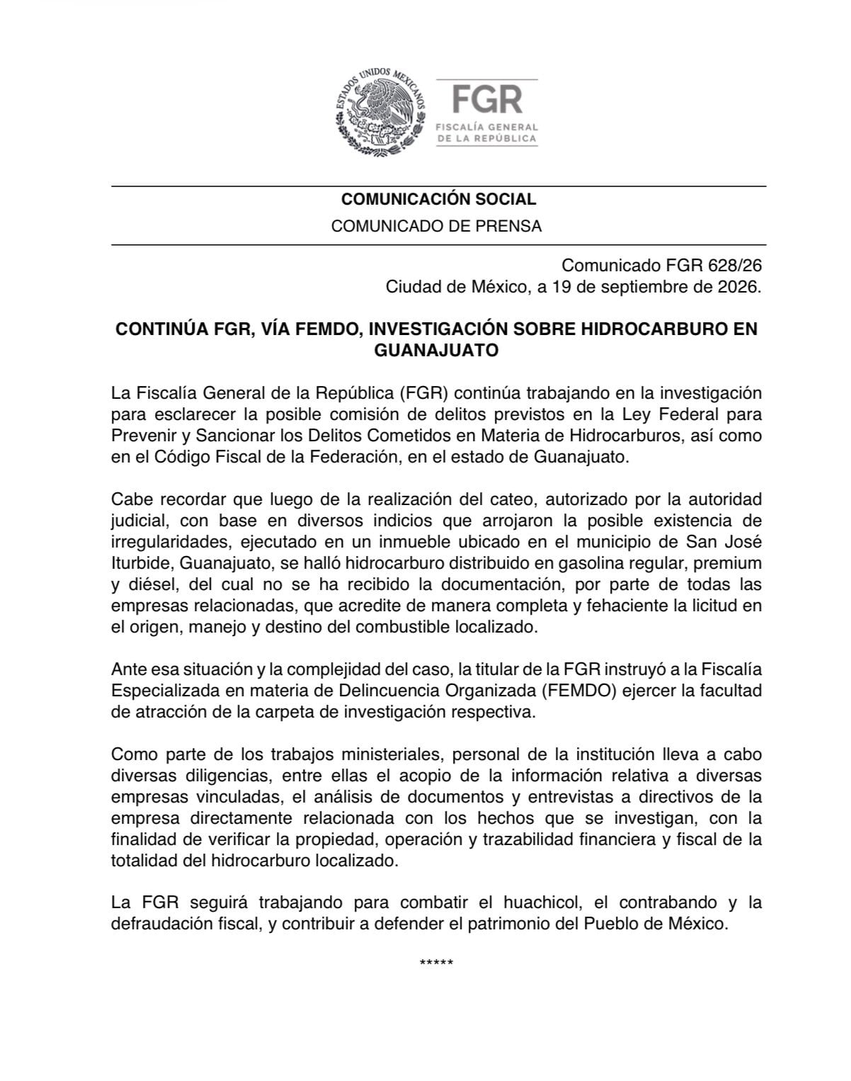 Comunicado