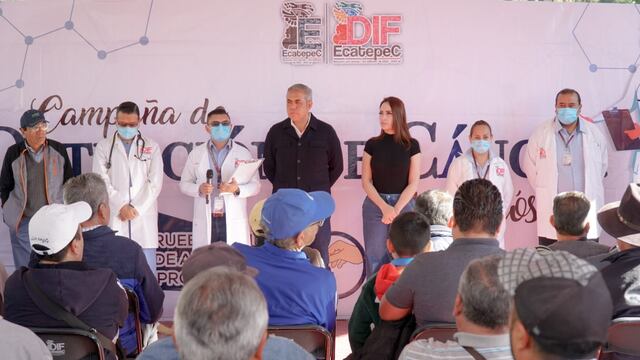 Esmeralda Vallejo dio inicio a campaña en Ecatepec que busca prevenir el cáncer de próstata