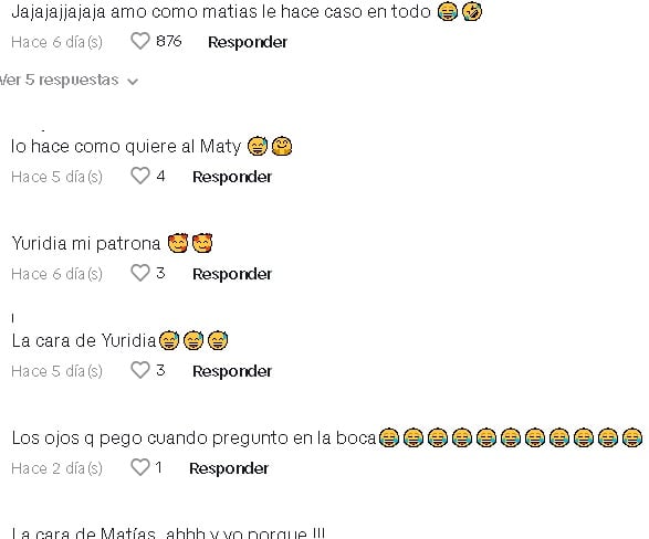 Usuarios aplauden acción de Yuridia con Matías Aranda.