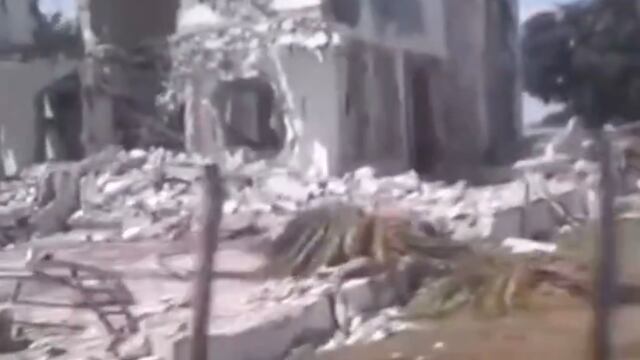 Así quedó la capilla de la familia de Dámaso López