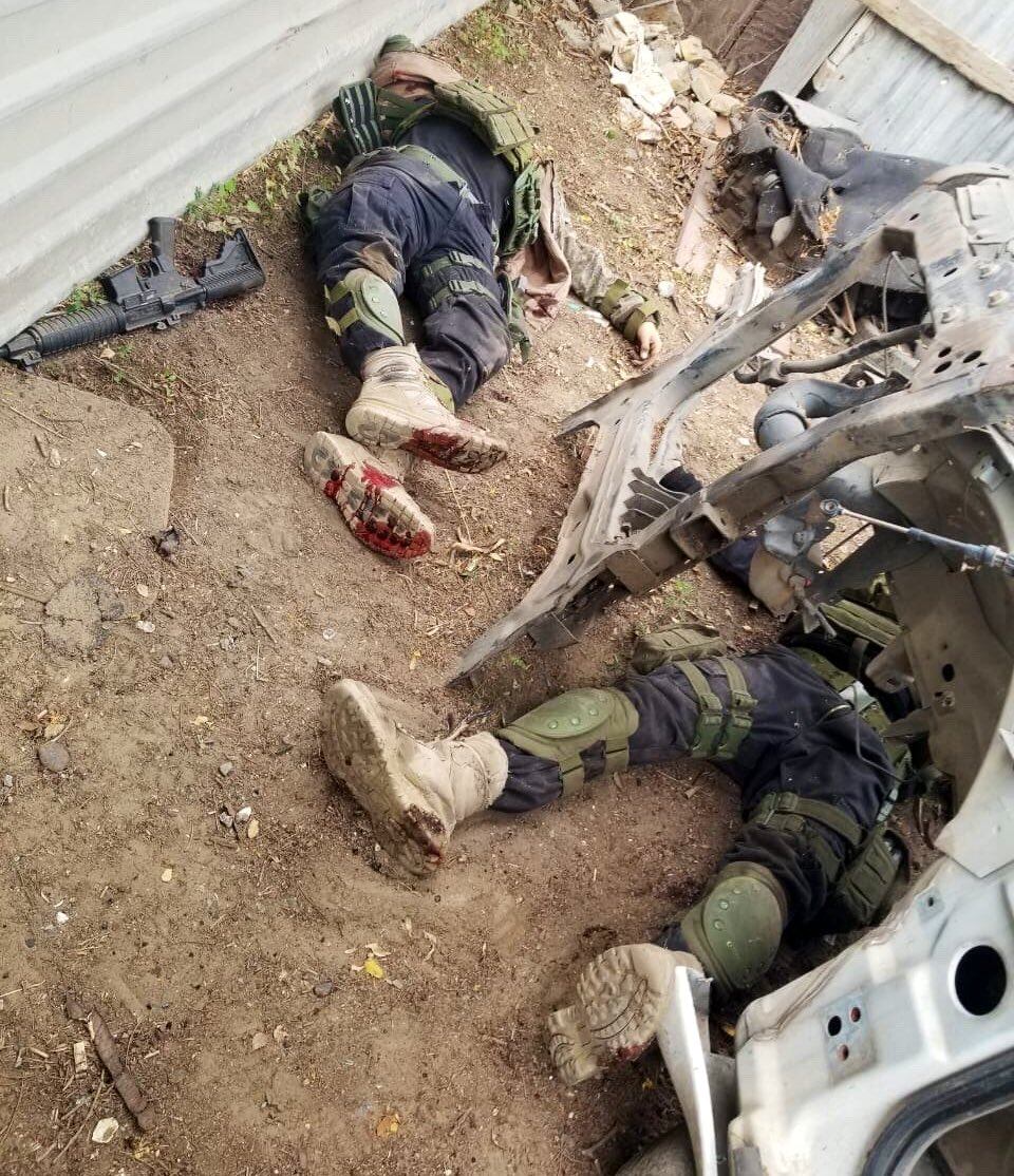 Hombres abatidos en Nuevo Laredo tras balaceras.