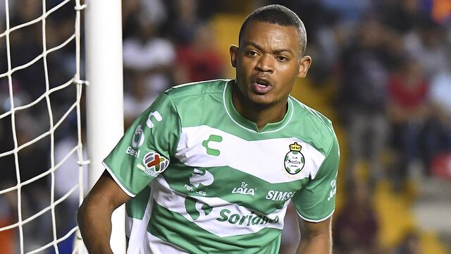 Harold Preciado con Santos Laguna