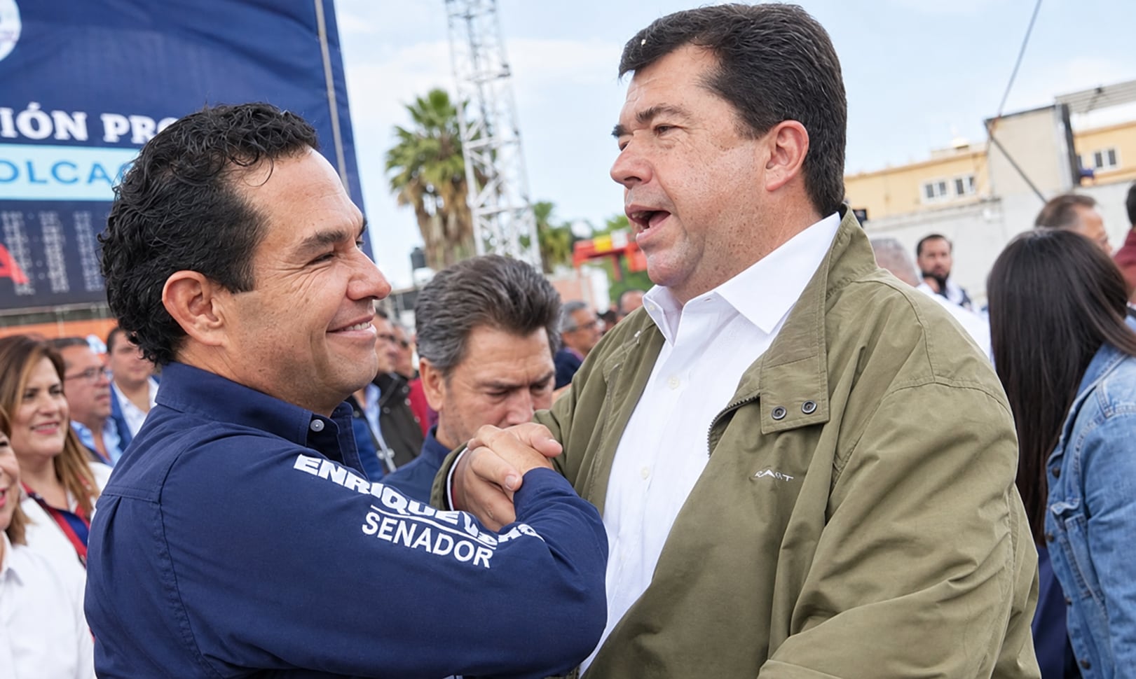 Enrique Vargas del Villar, diputado por Morena y el panista Pedro Haces