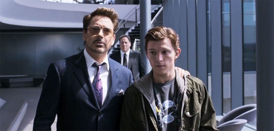 Robery Downey Jr. y Tom Holland