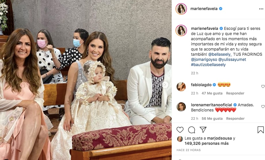 Marlene Favela celebra cumpleaños de su hija