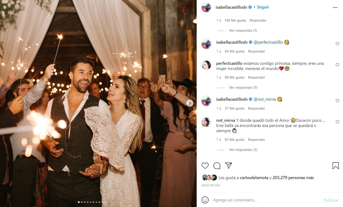 Matías Novoa e Isabella Castillo anuncian su divorcio