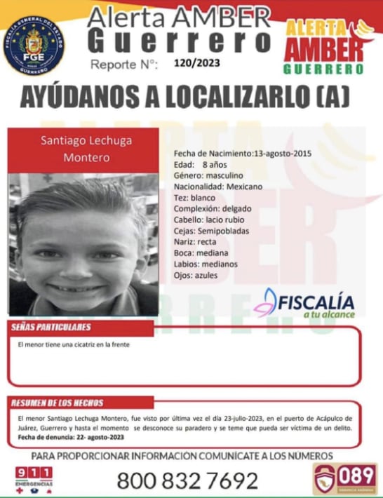 Desaparece nieto de Héctor Lechuga