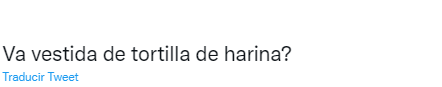 Comparan a Daniela Rodrice con una tortilla de harina.