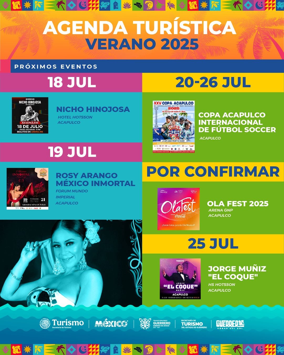 Gobierno de Guerrero lanza Agenda Turística Verano 2025