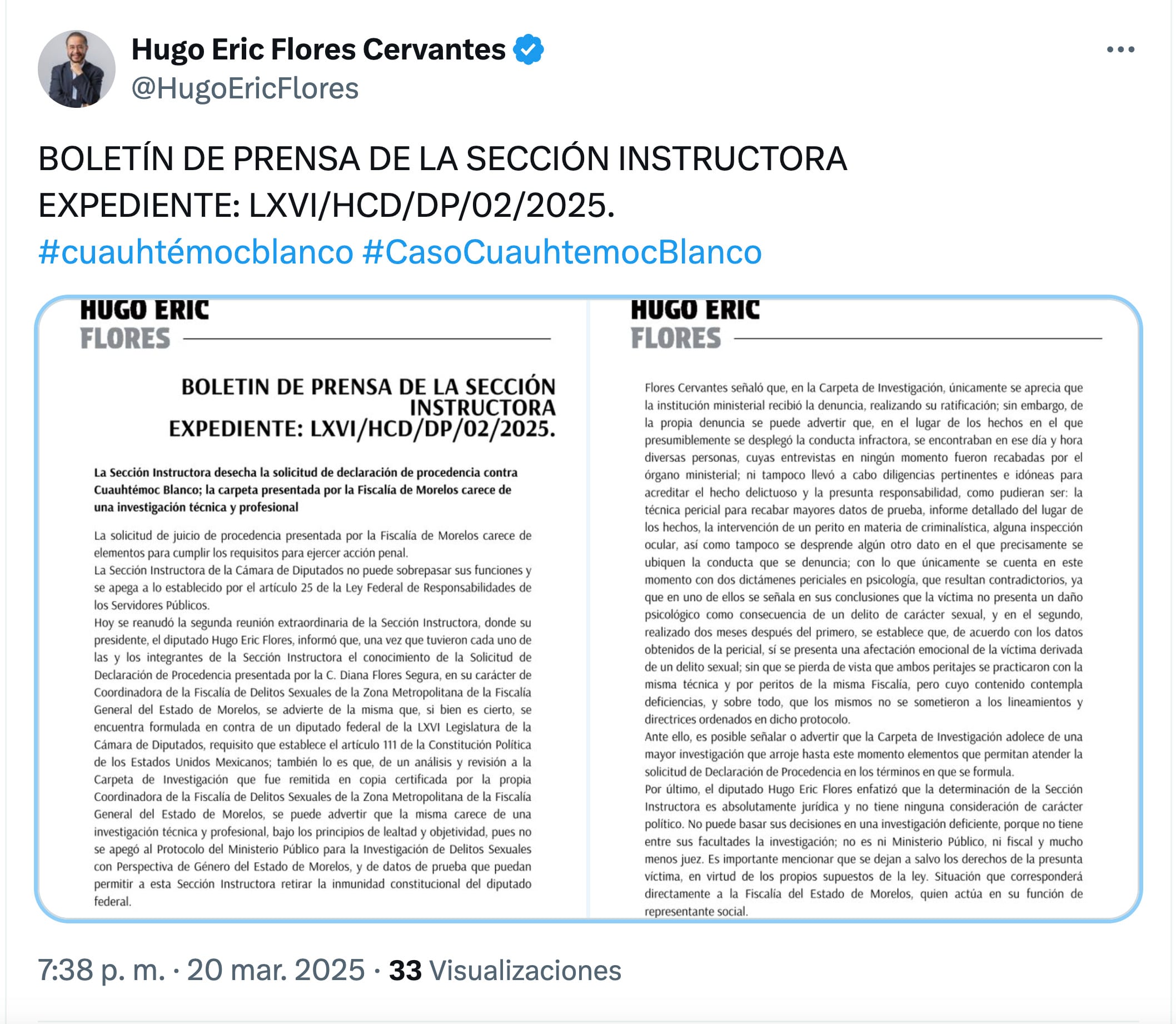 Desafuero de Cuauhtémoc Blanco