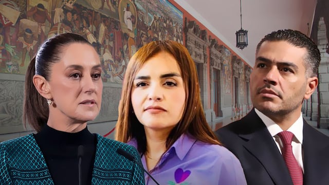 Viuda de Carlos Manzo se reúne con Sheinbaum y Harfuch en Palacio Nacional