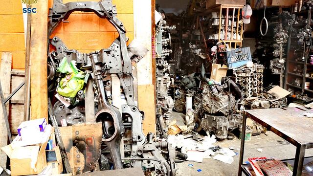 Decomisan 30 toneladas de autopartes en operativo en colonia Morelos