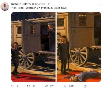 Memes por la caída de Twitch