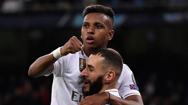 Rodrygo marcó tres goles, mientras que Benzema rompió un récord
