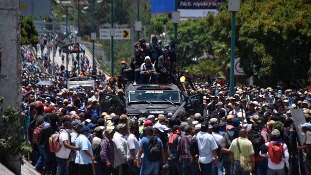 Manifestantes en Chilpancingo