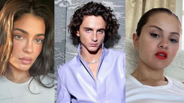 Kylie Jenner, Timothée Chalamet, Selena Gomez