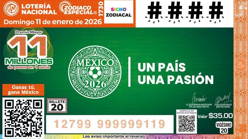 Lotería Nacional lanza Álbum Retro de Futbol rumbo al Mundial 2026