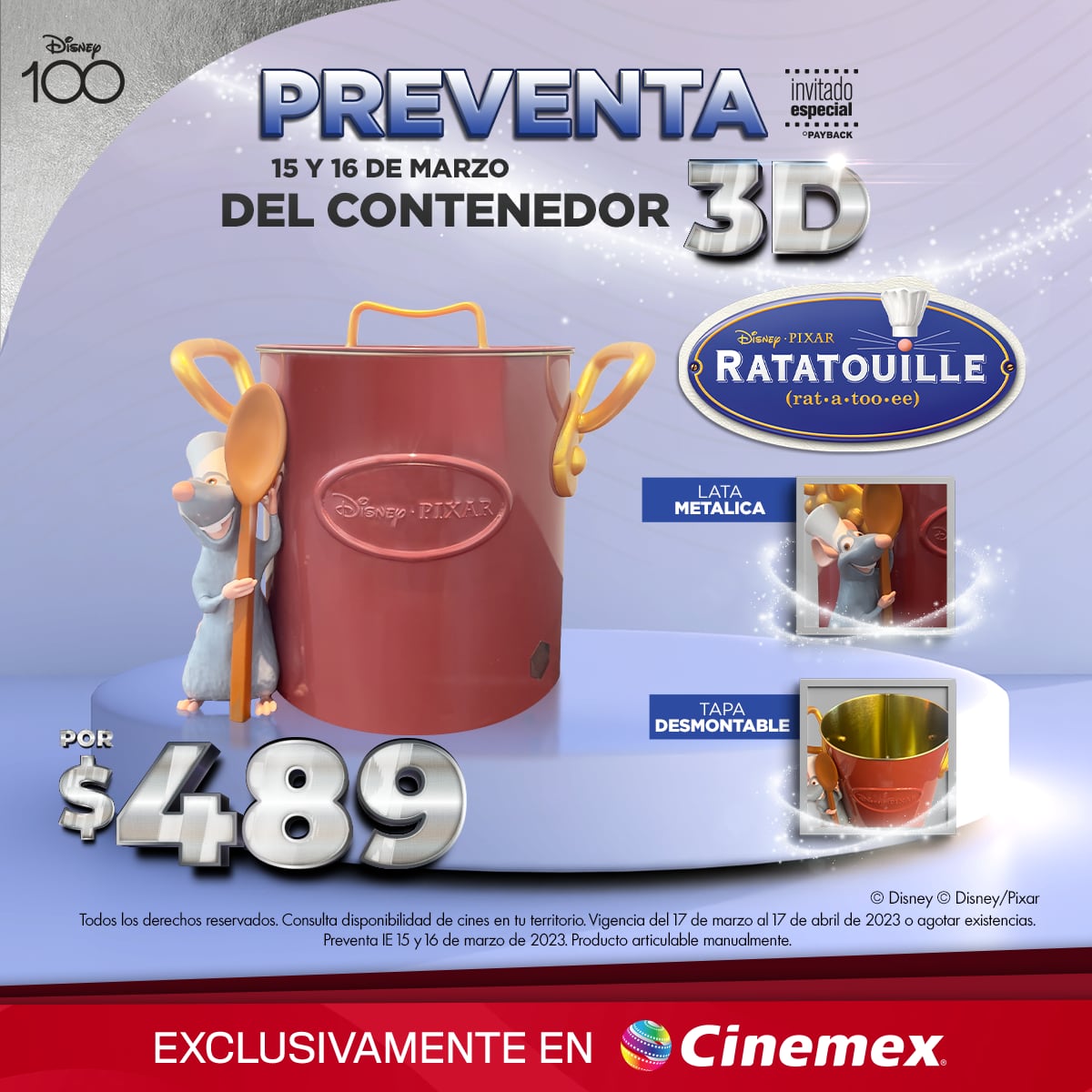 Palomera Disney en Cinemex
