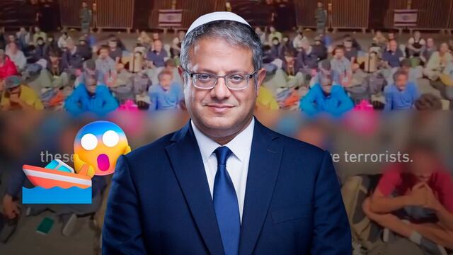 Ministro de Seguridad de Israel califica de “terroristas” a activistas de la Flotilla Global Sumud