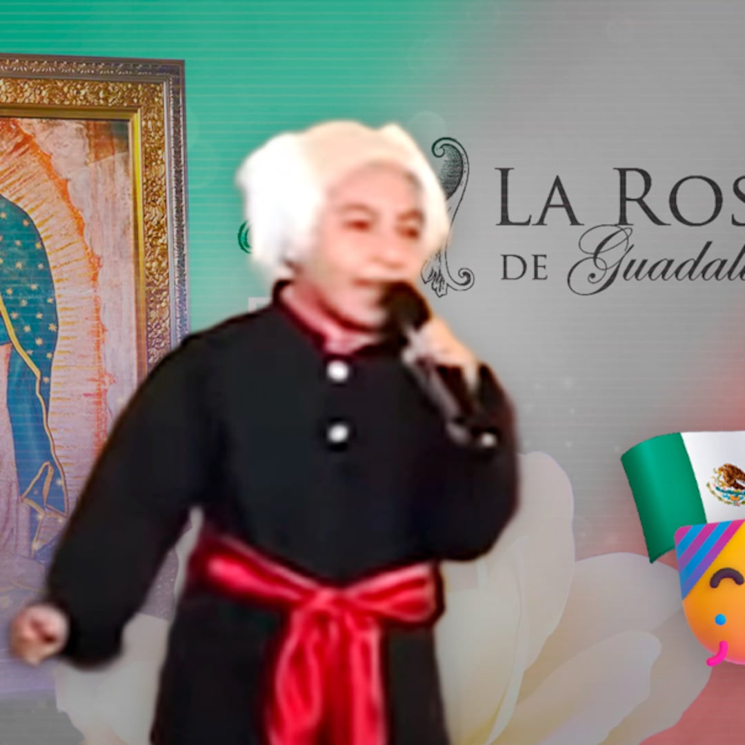 “¡Viva La Rosa de Guadalupe!”: niño se confunde durante el Grito de Independencia