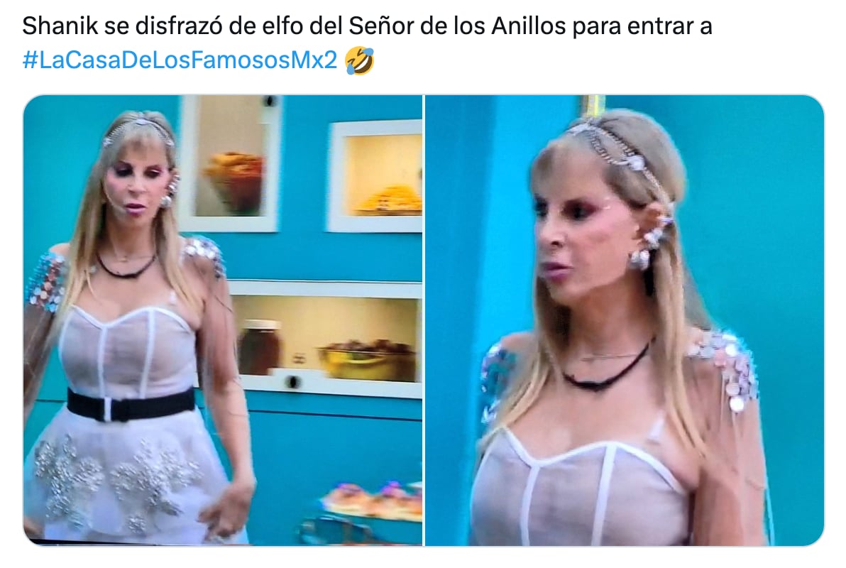Meme de Shanik Berman en La Casa de los Famosos México 2024