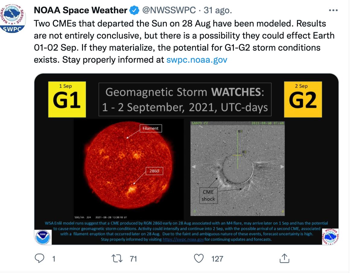 Tormenta geomagnética