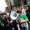 Madres buscadoras protestan rumbo al FIFA Fan Festival de Guadalajara