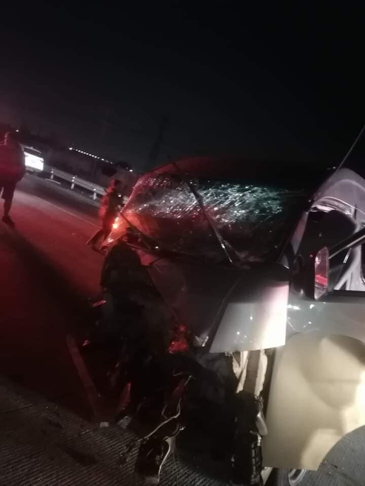 Accidente de Sam Sam en la carretera México-Querétaro.