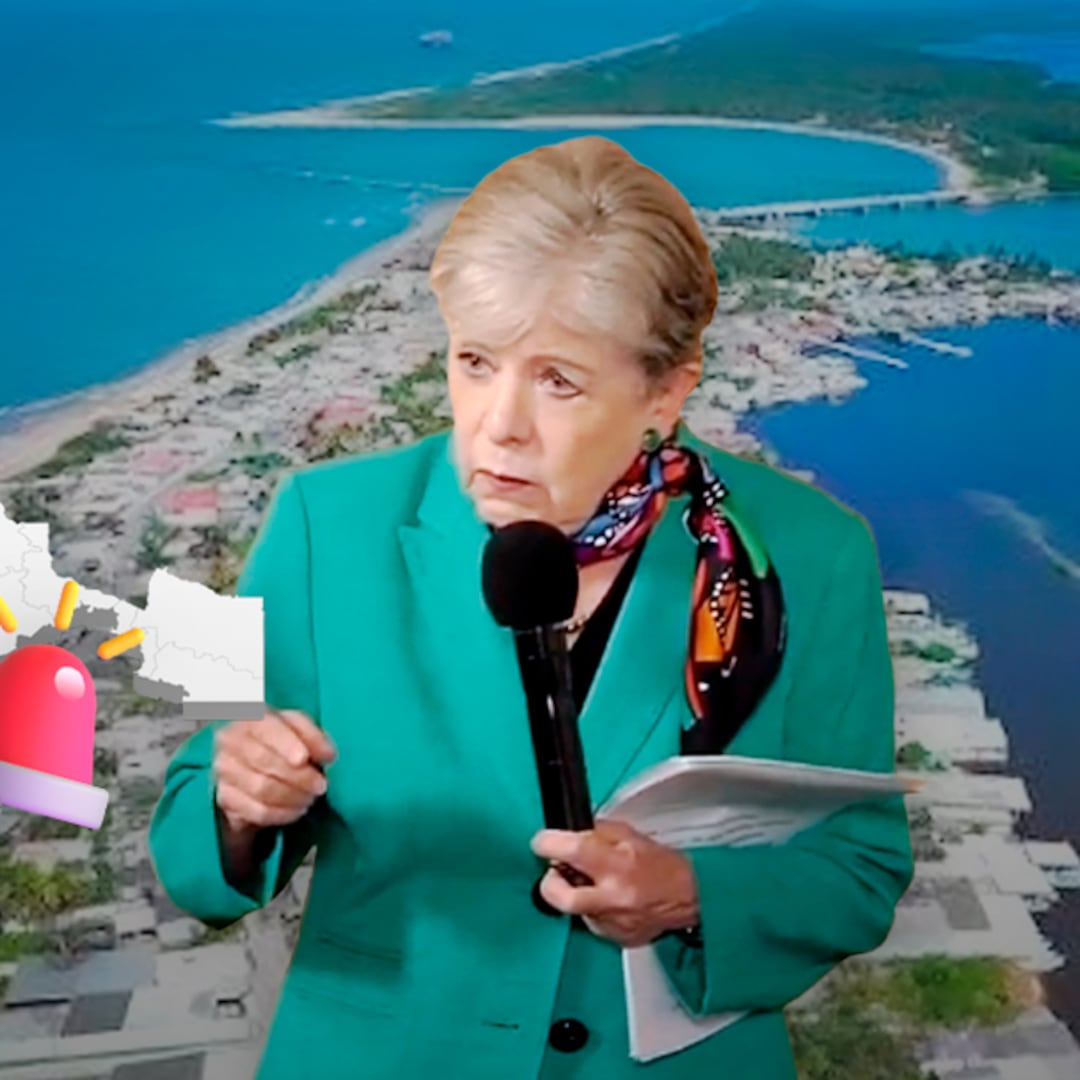 Alicia Bárcena revela qué estado pierde más playas por erosión