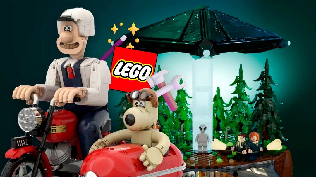 Los nuevos Legos están inspirados en Wallace y Gromit y The X Files