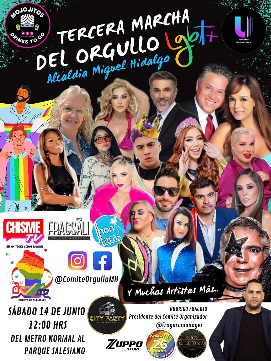 Marcha del Orgullo LGBTQ+ en Miguel Hidalgo