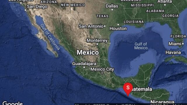 Un sismo de magnitud 4.4 se registró cerca de Ciudad Hidalgo, Chiapas, durante este jueves 14 de diciembre