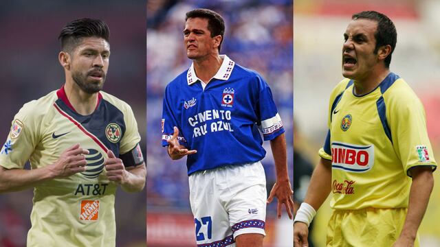 Los grandes goleadores de Cruz Azul y América en el Clásico Joven