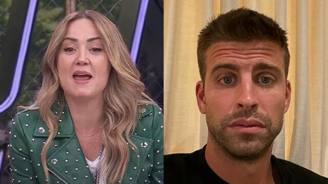 Andrea Legarreta y Gerard Piqué