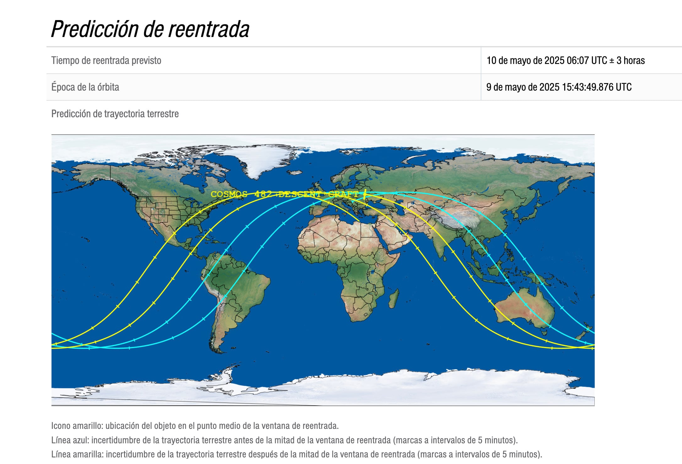 Kosmos 482: Sonda espacial soviética amenaza con caer en la Tierra