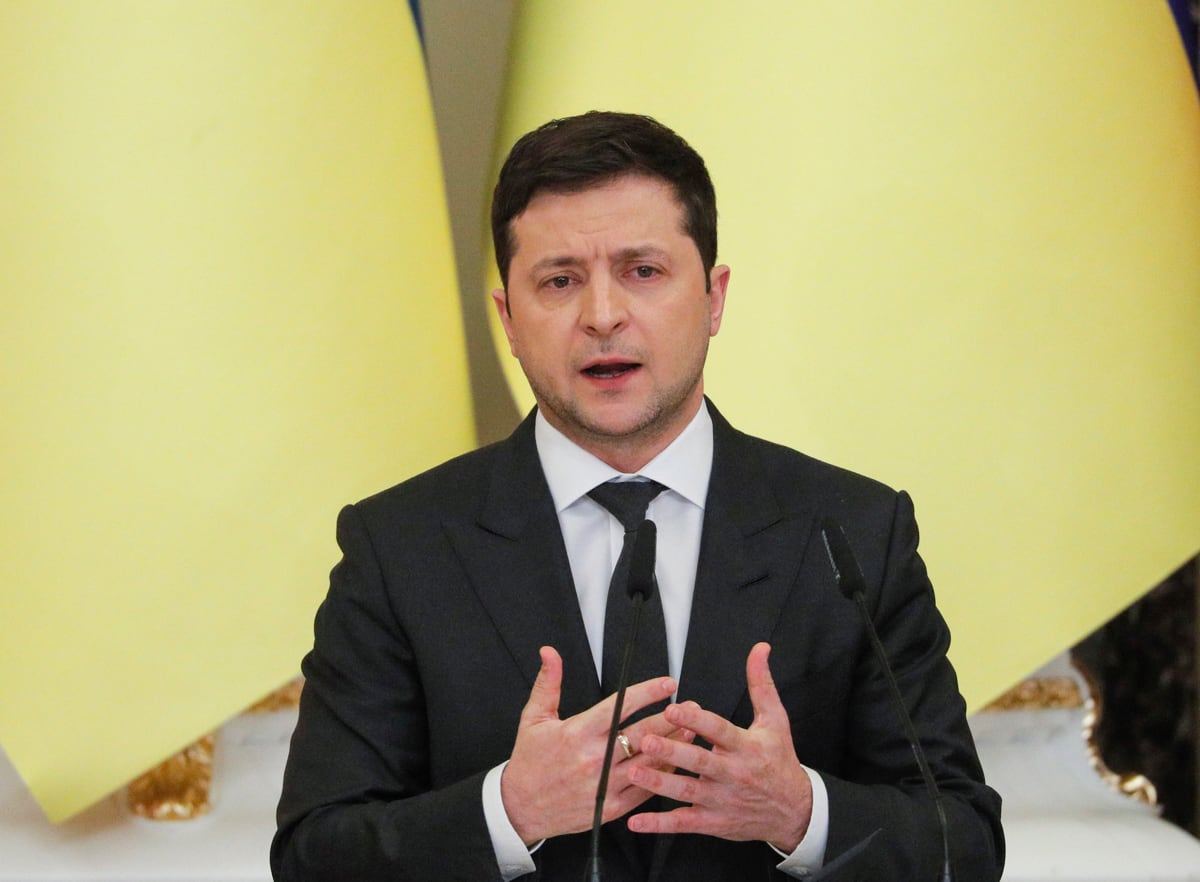 Volodymyr Zelensky, presidente de Ucrania