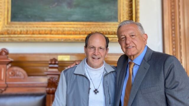 Alejandro Solalinde y Andrés Manuel López Obrador