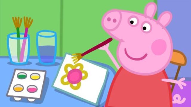 Dibujos de Peppa Pig para colorear por el Día del Caricaturista