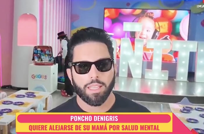 Poncho de Nigris asegura que se le alejará de su mamá